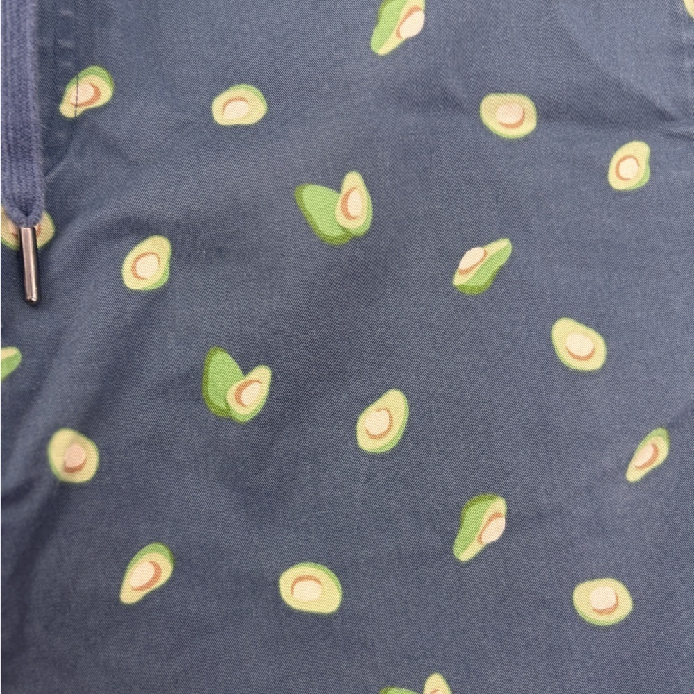 Bixby Nomad Mens Avocado Print Shorts Cotton & Spandex Blend Size 33 - Picture 2 of 7